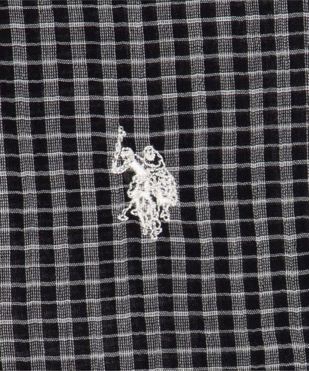 WEGO U.S. POLO ASSN.別注 フレンチスリーブシャツ ブラック