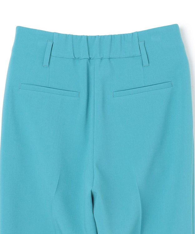 UNFILO ハイウエストテーパードパンツ ターコイズ