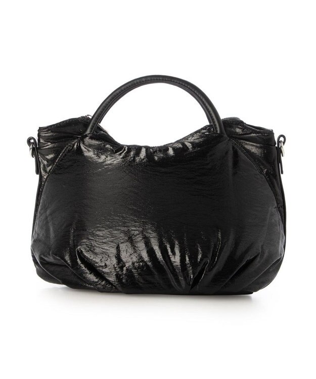 UNBILLION カシュカシュ cachechche / ソフトメタリック2wayミニトート ブラック