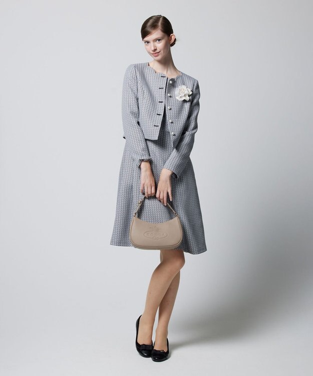 TOCCA 【消臭＆洗える】SHEEP CLOUDS ジャケット オフ×ブラック系3