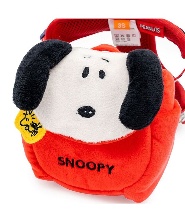 PET PARADISE スヌーピー なかよしリュックハーネス ＳＭ レッド