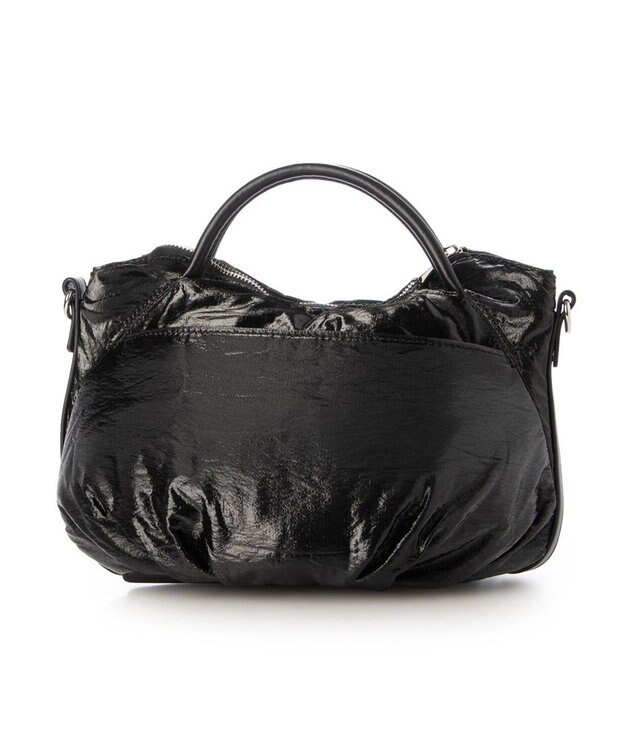 UNBILLION カシュカシュ cachechche / ソフトメタリック2wayミニトート ブラック