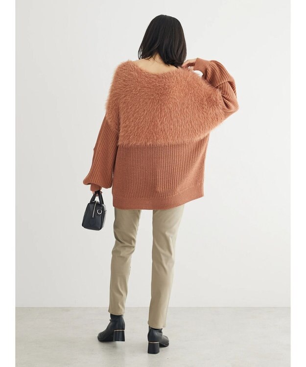 Green Parks ・Ｐｅｔｉｔ　Ｆｌｅｕｒ　シャギーキリカエニット Orange