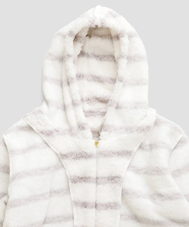 San-ai Resort（三愛水着楽園） 【ルームウェア】【fuwamoko home northerly】ふわもこパーカー 【northerly】 ベージュ