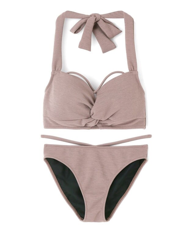 San-ai Resort（三愛水着楽園） 【San-ai Resort×PEACH　JOHNコラボ】【ナイスバディ水着】ワイヤービキニ　9M・11L　【San-ai Resort（サンアイリゾート）】 ベージュ