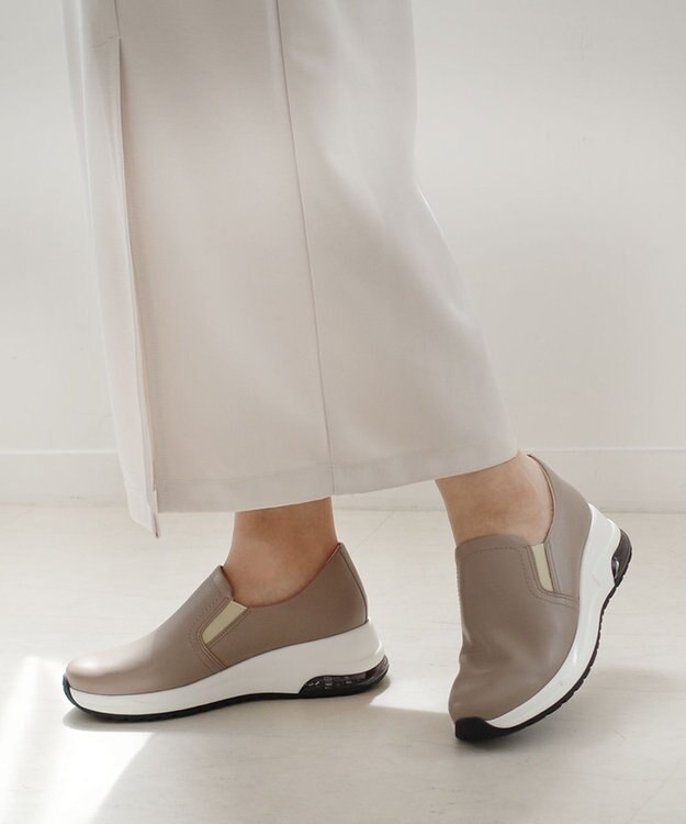 Pointer 日本製 本革スリッポン オークグレー