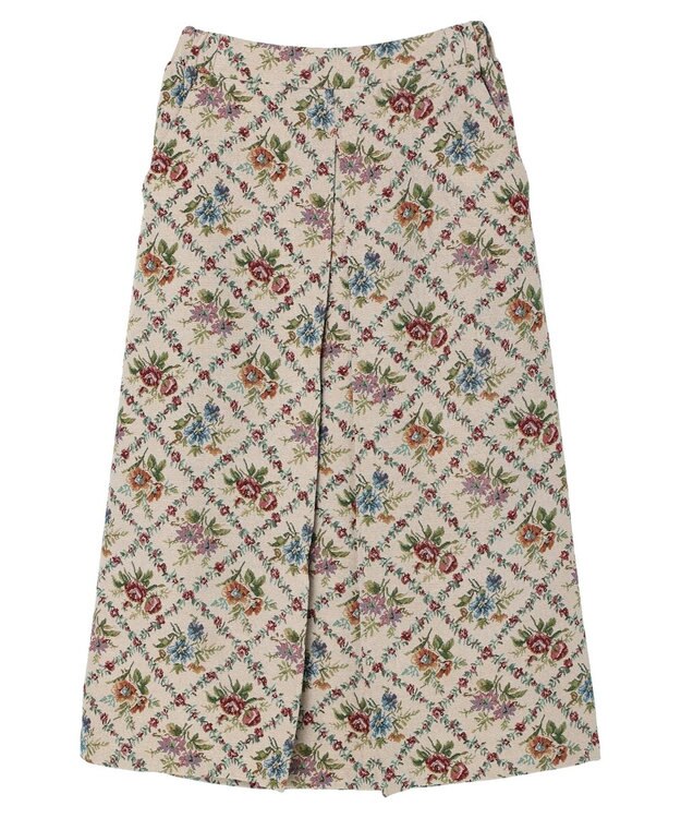 Green Parks ・ｆｕｒｒｙ　ｒａｔｅ　ゴブランスカート Beige