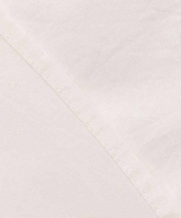 ANY 【洗濯機可】エンブロイダリー スキッパーチュニックブラウス オフ