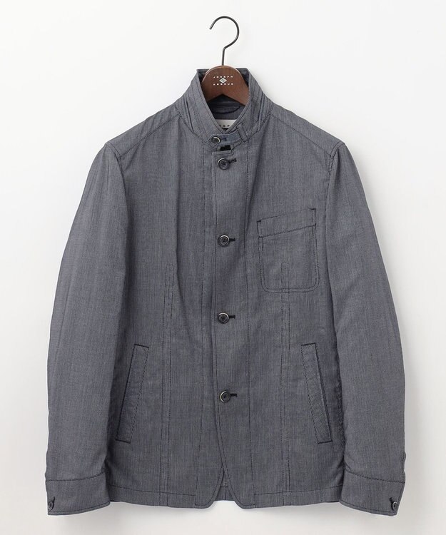 JOSEPH ABBOUD 【JAPANファブリック/軽量】ドライワッシャー ブルゾン ネイビー系