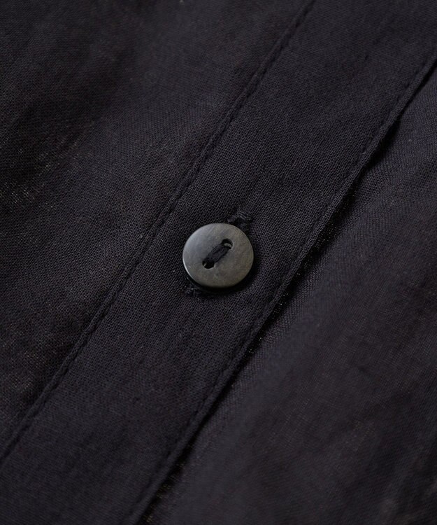 Green Parks Ｉ　シャーリングワンピース Stripe Navy