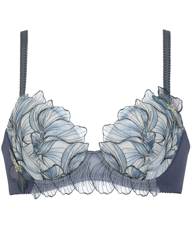 Wing Wing Lesiage　【2750シリーズ】ブラジャー　脇すっきり　ウイング／ワコール　PB2750 グレー