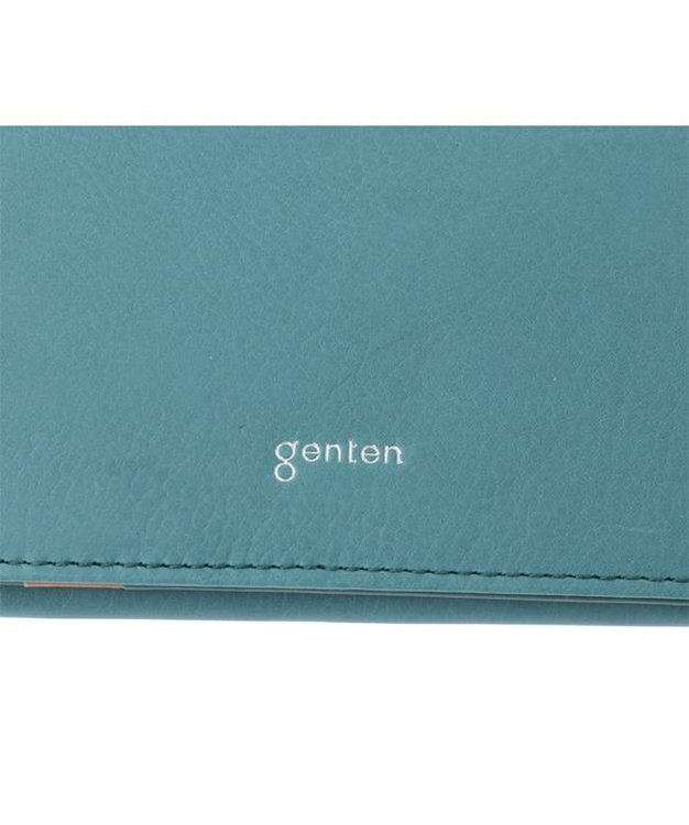 genten ピア 名刺入れ ブルーグリーン