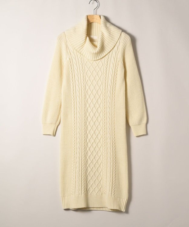 ONWARD Reuse Park 【any SiS】ワンピース秋冬 オフホワイト