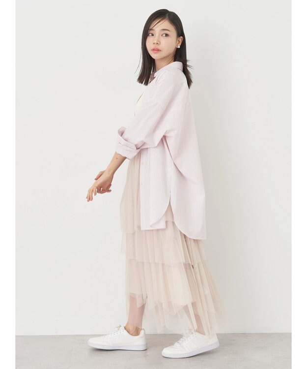 earth music&ecology サッカーレギュラーシャツ Pink