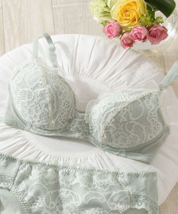 Wing 【マッチミーブラ　ノンワイヤー】 きれいなバストシルエット 快適なつけごこち S~3L KB2071 ウイング／ワコール グリーン