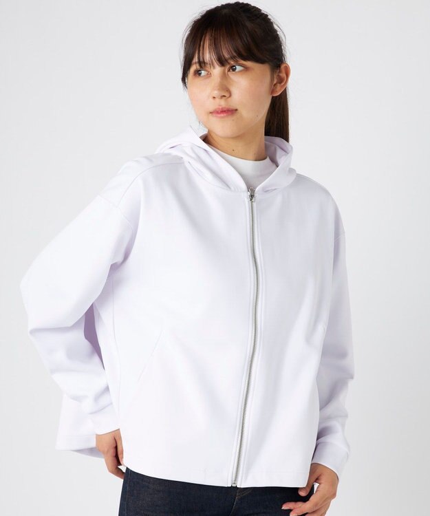 OP／FILA 【ocean pacific】らくティブ/ダンボールジップパーカー アイボリー