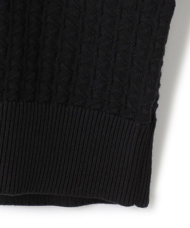 JOSEPH HOMME 【WEB限定】ヴィスコースリンクス　ハーフジップニット ブラック系