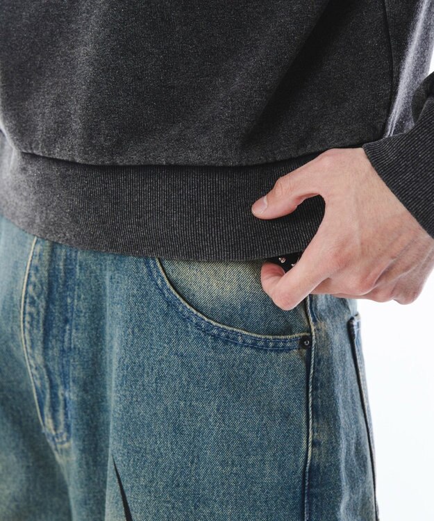 WEGO 【ユニセックス着用ITEM】コンパクトフィットロゴプルオーバー ブラックその他