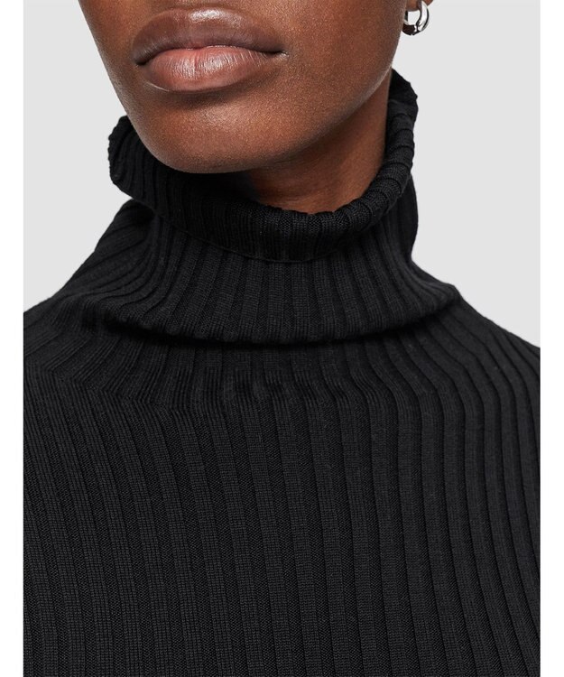 JOSEPH 【洗える】シルクブレンド　ハイネックニット Black