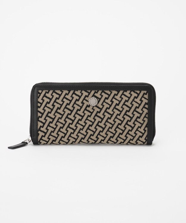 IACUCCI モノグランマ ロングウォレット JACQUARD/RUGA ブラック