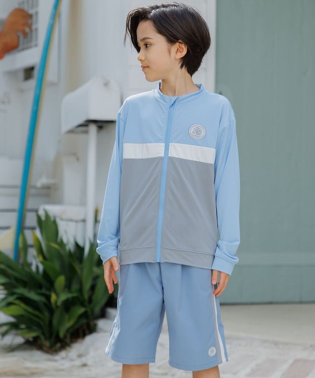 J.PRESS KIDS 【SS-Lサイズ】 スイムパンツ サックスブルー