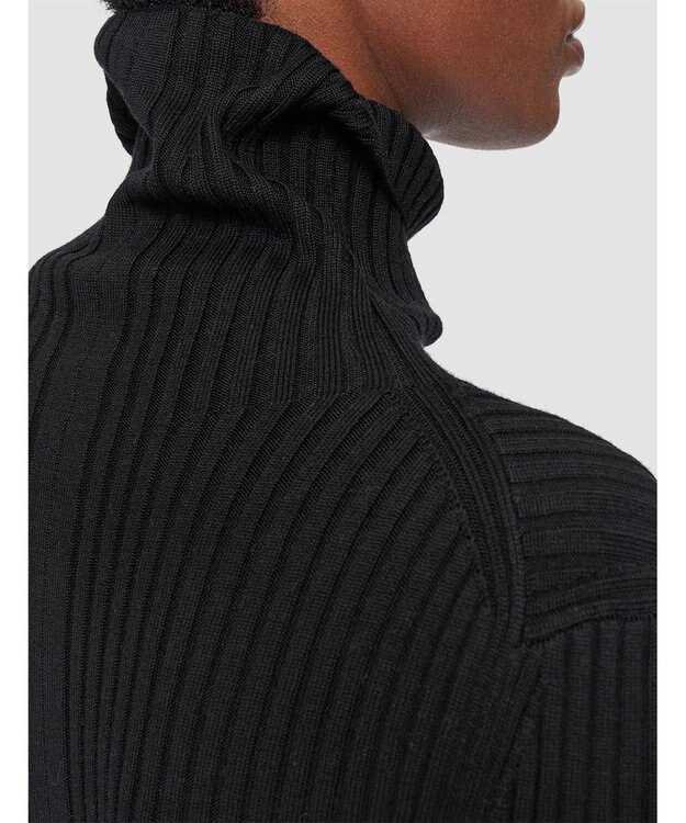 JOSEPH 【洗える】シルクブレンド　ハイネックニット Black