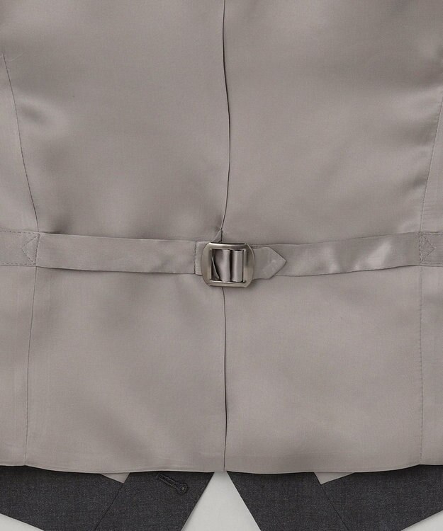 GOTAIRIKU 次世代スーツ【2WAYストレッチ/透湿性/シワになりにくい】ハイスペック2WAYストレッチスーツベスト グレー系