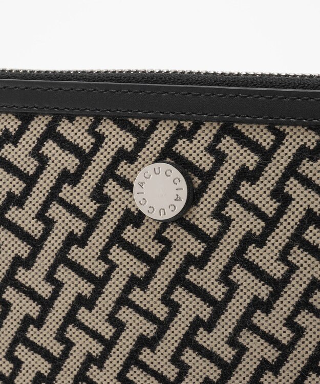 IACUCCI モノグランマ ロングウォレット JACQUARD/RUGA ブラック