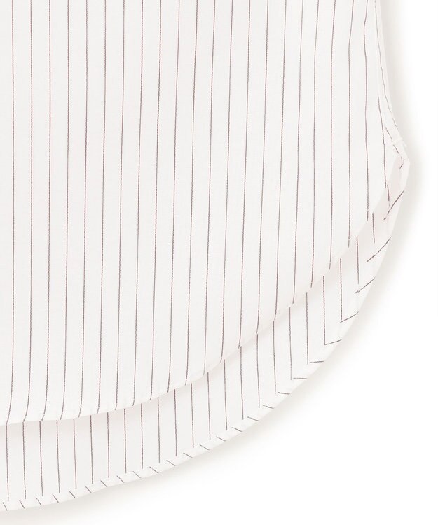 J.PRESS MEN 【PREMIUM PLEATS / 形態安定】ペンシルストライプ シャツ / B.D. ワイン系1