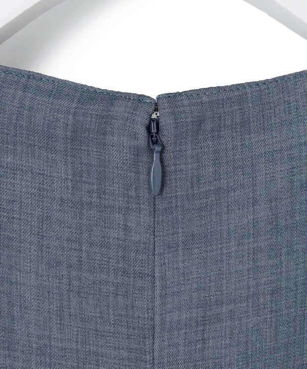 J.PRESS YORK STREET 【WOMEN】ショルダータック ワンピース ダルブルー系