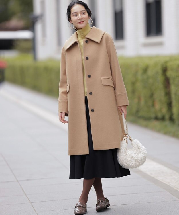 組曲 スクエアトゥローファー ブラウン系