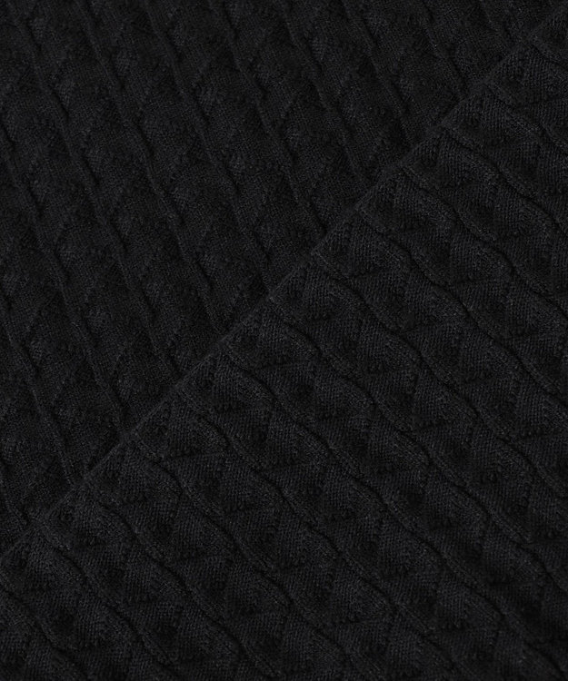 JOSEPH HOMME 【WEB限定】ヴィスコースリンクス　ハーフジップニット ブラック系