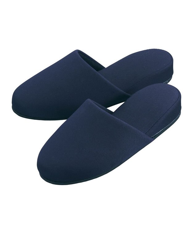 MIKI HOUSE HOT BISCUITS 【22-27cm】大人用スリッパ 紺