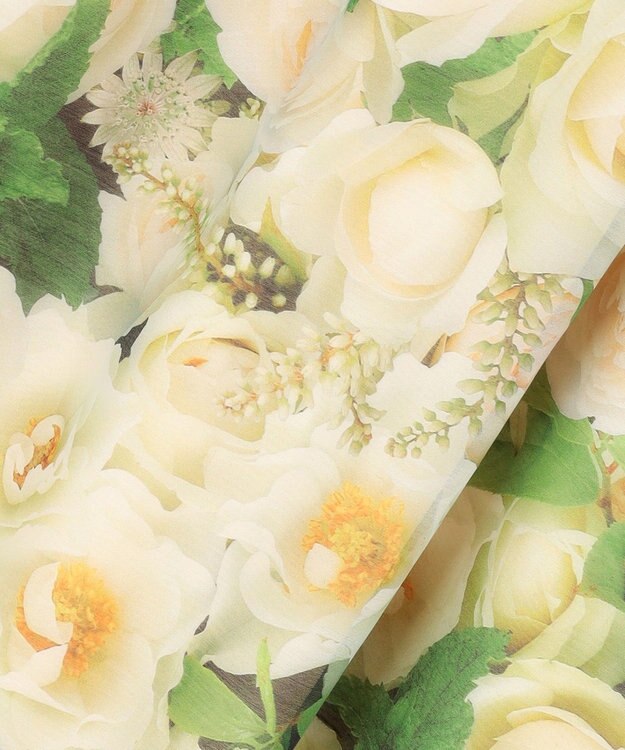 自由区 【カトリエムブーケ】Le bouquet de Laurent ブーケモチーフドレス ブーケ柄