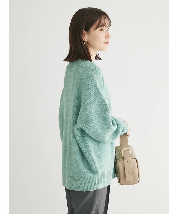 Green Parks ・Ｐｅｔｉｔ　Ｆｌｅｕｒ　ラメ＆スパンコールニット Green