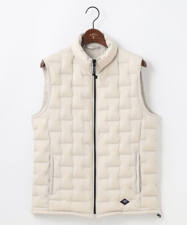 JOSEPH ABBOUD MOUNTAIN 【ストレッチ/軽量/ライナードッキング対応】2WAYストレッチダウン ベスト ライトグレー系