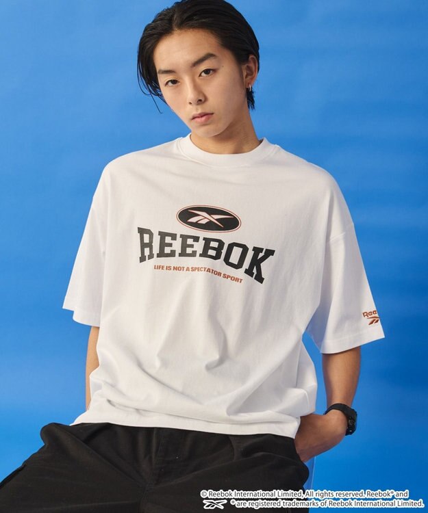 WEGO 【ユニセックス着用ITEM】別注ReebokグラフィックT（SS） ホワイト