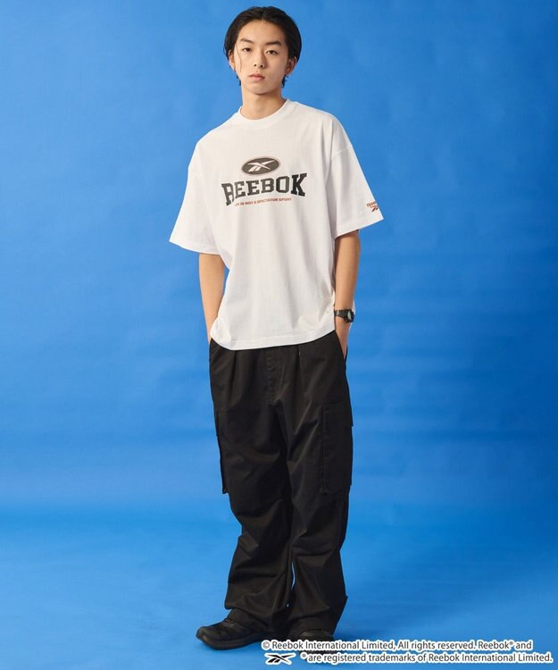 WEGO 【ユニセックス着用ITEM】別注ReebokグラフィックT（SS） ホワイト