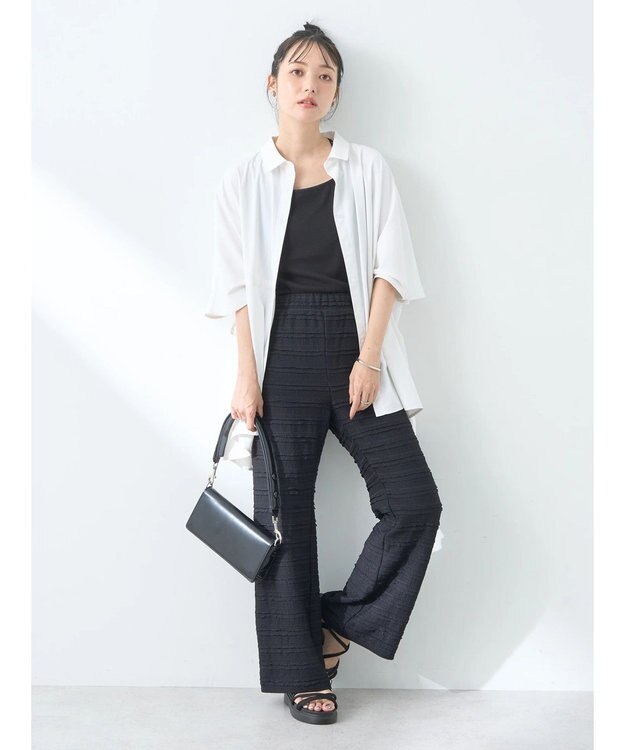 earth music&ecology キラキララインストーンキャミ Black