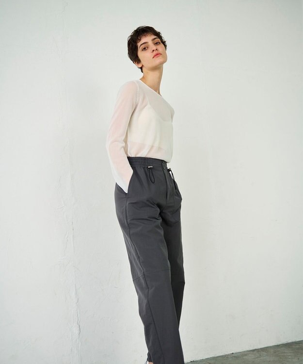 GRACE CONTINENTAL ライトイージーパンツ グレー