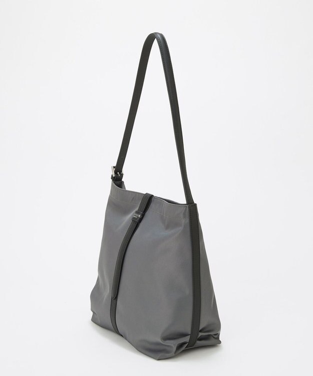 TOPKAPI 【TREASURE TOPKAPI】ナイロン センターベルト 2way ショルダーバッグ　軽量 / 肩掛け ミディアムグレー