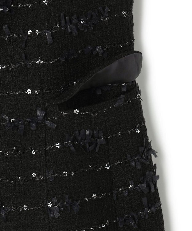 TOCCA 【八木アリサさん着用】【消臭】FLOWER HIDE AND SEEK ジレ ブラック系