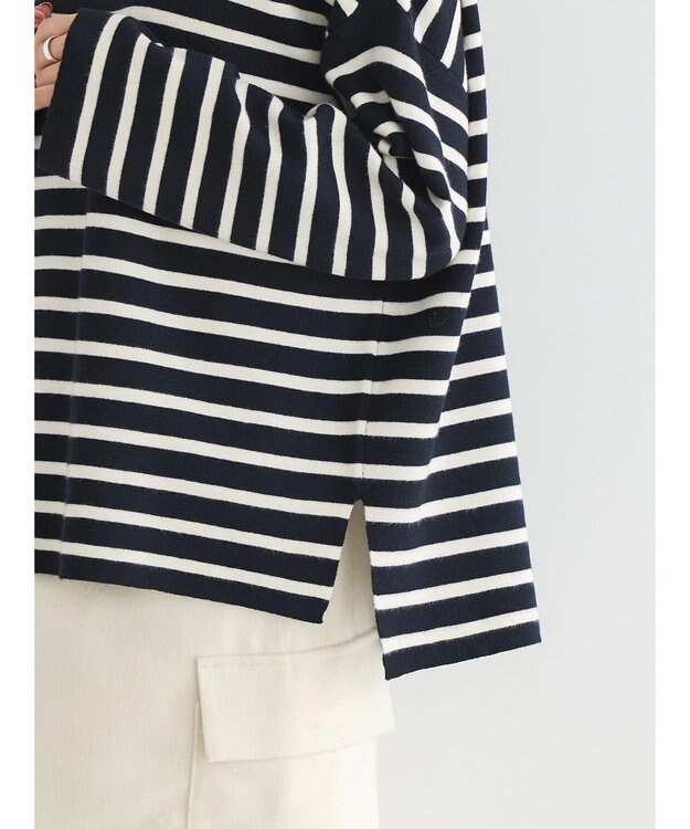 AMERICAN HOLIC バイパチショルダーボタンニットプルオーバー Navy