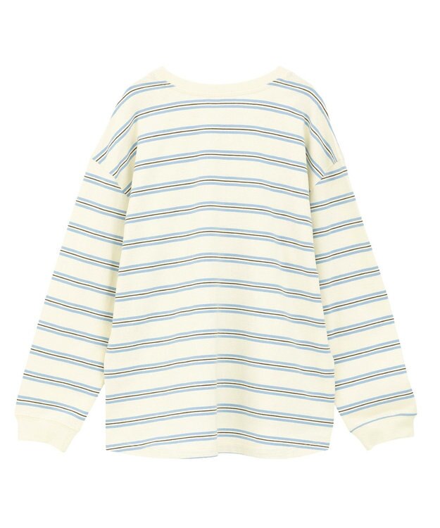 AMERICAN HOLIC アソートボーダーロングTシャツ Ivory