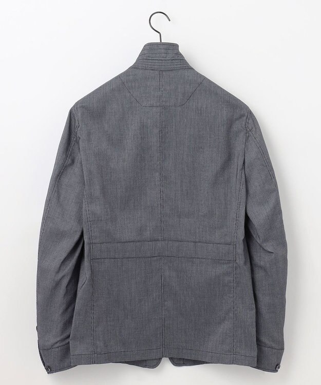 JOSEPH ABBOUD 【JAPANファブリック/軽量】ドライワッシャー ブルゾン ネイビー系