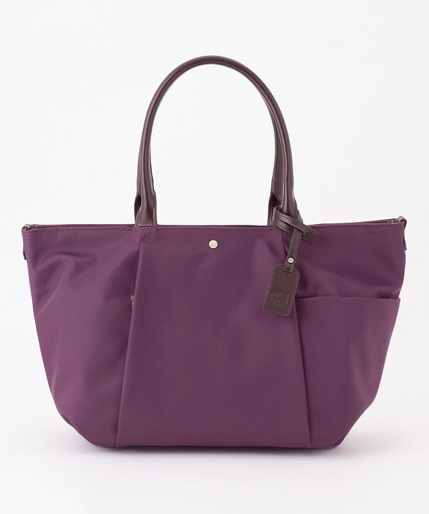 J.PRESS LADIES 【WEB限定カラーあり・A4サイズ収納可】 ナイロン トート バッグ パープル系
