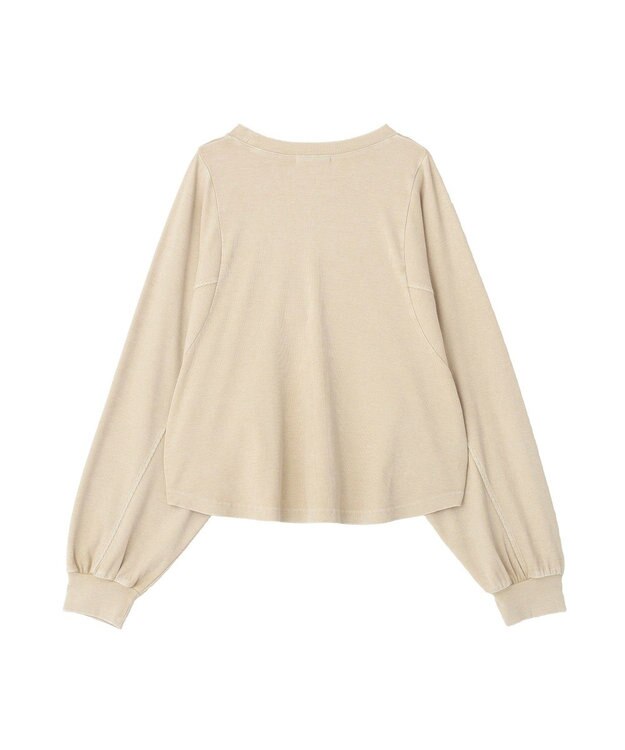 Green Parks ウ゛ィンテージ加工ドルマンカットプルオーバー Beige