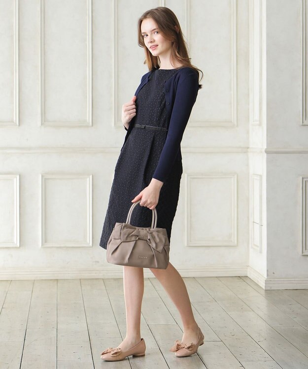 TOCCA 【洗える！】NASTRINO タイトドレス ネイビー系7