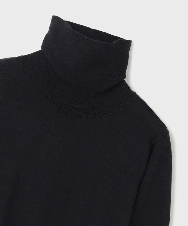 GRACE CONTINENTAL ハイネックニットトップ ブラック