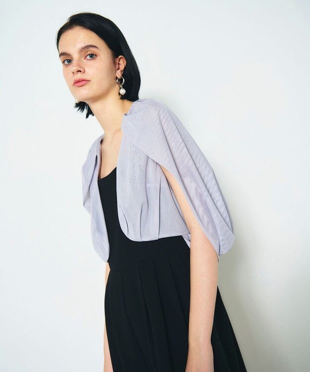 GRACE CONTINENTAL チュールボレロ グレー